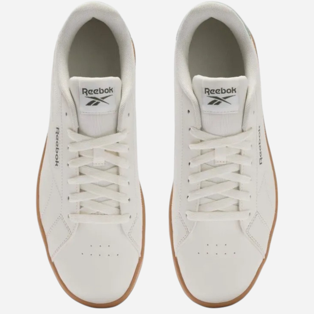 Sneakersy młodzieżowe chłopięce Reebok Court Clean 100208918 39 (7US) Mleczne (1200161388255) - obraz 4