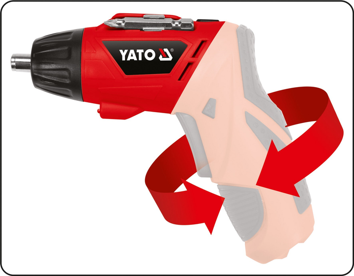 Електровикрутка акумуляторна YATO 3.6В 1.3Аг (YT-82760) - зображення 5