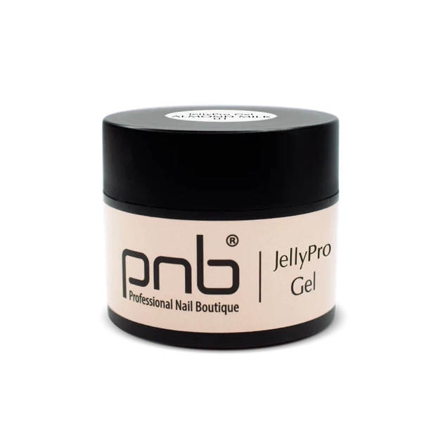 Камуфлирующий моделирующий гель-желе натурального оттенка UV/LED PNB JellyPro Gel 01 Almond Milk 50 мл - Фото 3 Камуфлирующий моделирующий гель-желе натурального оттенка UV/LED PNB JellyPro Gel 01 Almond Milk 50 мл - изображение 3