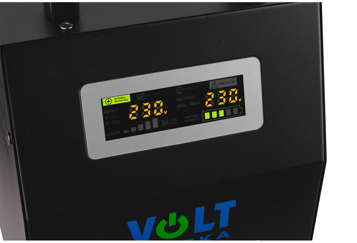 UPS Volt Polska Sinus UPS 1000 + 45Ah (700/1000) (3SR900WA45) - obraz 5