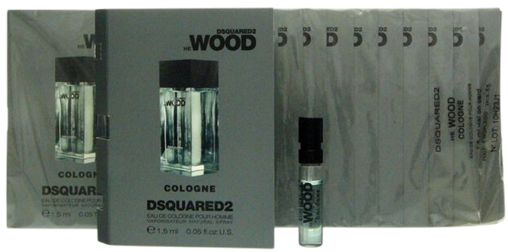 Zestaw próbek Dsquared He Wood 1.5 ml x 15 szt (9145386530725) - obraz 1
