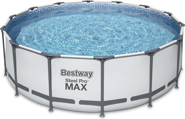 Каркасний басейн Bestway Steel Pro Max 457 x 122 см 18 в 1 з мильною машинкою 56438 (5903890614898) - зображення 2