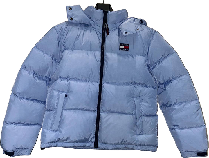 Куртка зимова жіноча Tommy Jeans DW0DW14661-C3X M Блакитна (8720644556832) (955555903320784) - Уцінка - зображення 2