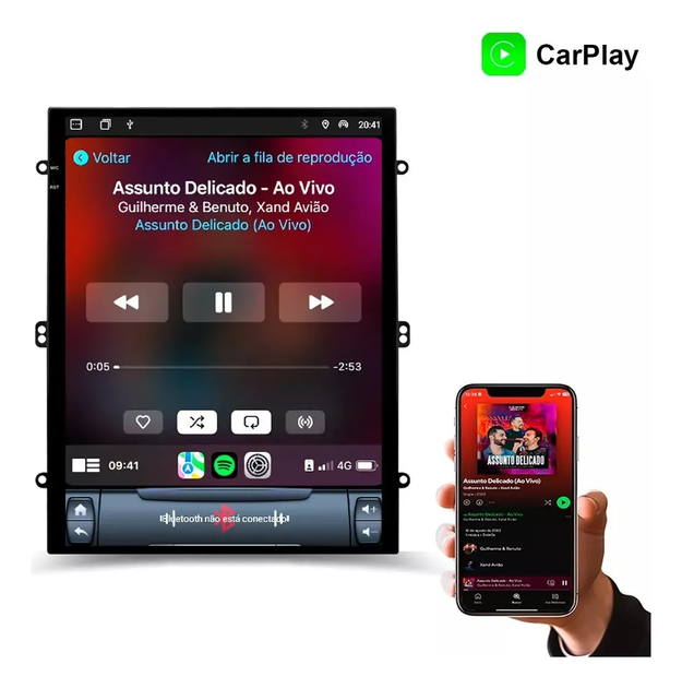 Магнітола Tesla 9.7 4/32 Android 12 з IPS та CarPlay XPRO (42440-_4394) - изображение 2