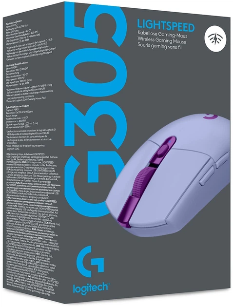 Мишка бездротова Logi G304 Purple - зображення 7