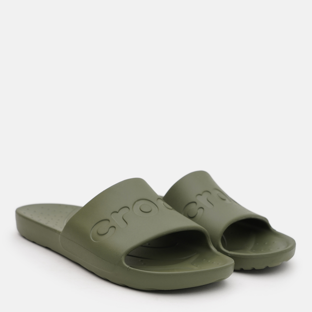 Шльопанці CROCS UNI Crocs Slide Whi M10/W12(43-44) Хакі 210088-309-Army Green - изображение 3