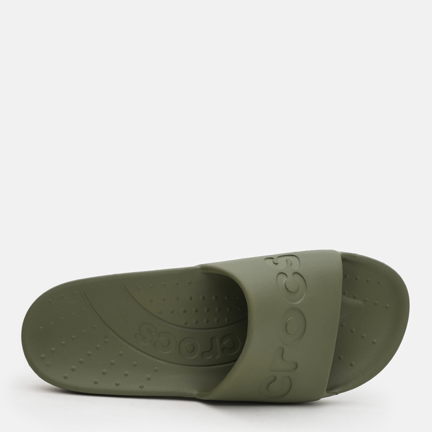 Шльопанці CROCS UNI Crocs Slide Whi M10/W12(43-44) Хакі 210088-309-Army Green - изображение 5