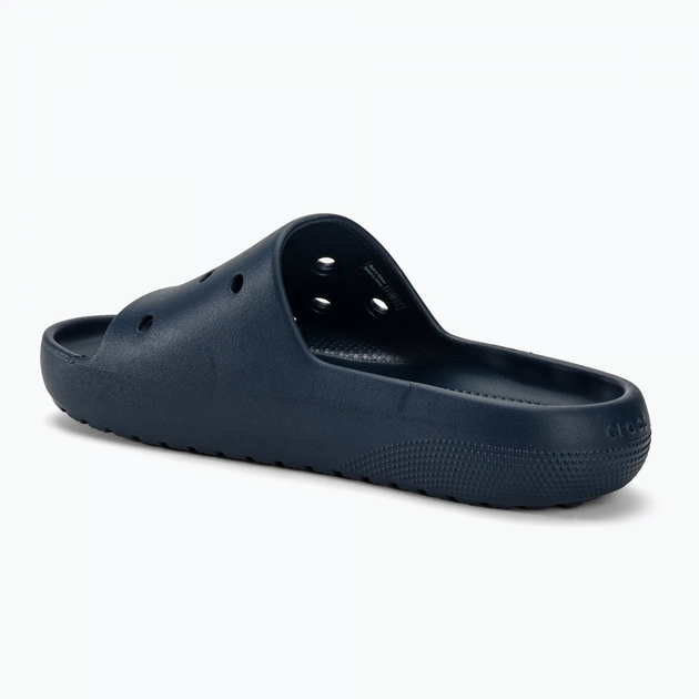Шльопанці CROCS UNI Classic Slide v2 Whi M11 (45/46) Темно-синій 209401-410-Navy - изображение 3
