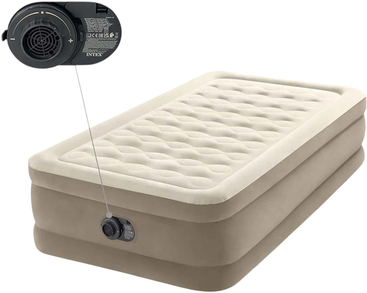 Materac dmuchany Intex 191 x 99 x 42 cm z wbudowaną pompką elektryczną 64426ND (6941057422978) - obraz 6