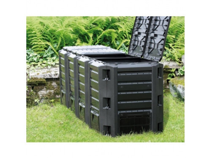 Компостер садовый MODULE COMPOGREEN 1600 л зеленый Prosperplast 5905197695471 - изображение 2