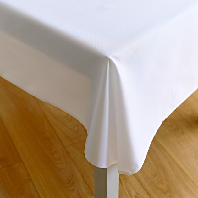 Скатертина Homla Lois гладка, стійка до плям Біла 150 x 300 см (5902869947241) - зображення 5