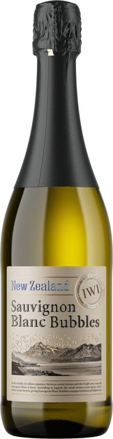 Вино ігристе IWI Sauvignon Blanc Bubbles біле брют 0.75 л 12.5% (9421908108307) - зображення 1