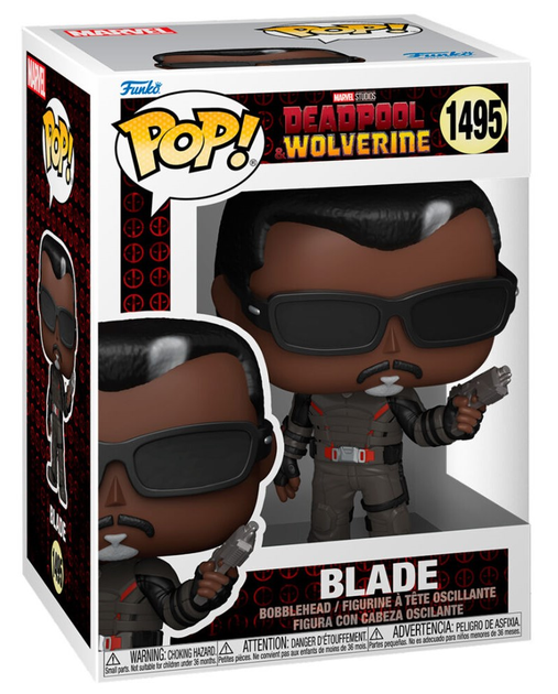 Фігурка Funko POP! Marvel Deadpool & Wolverine Blade 1495 (0889698848473) - зображення 1