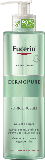 Żel do mycia twarzy Eucerin DermoPure 400 ml (9005800288246) - obraz 1