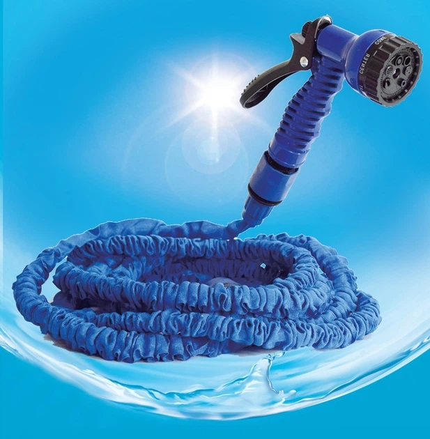 Шланг поливочный Xhose 30 м с распылителем для полива Magic Hose - Фото 2 Шланг поливочный Xhose 30 м с распылителем для полива Magic Hose - изображение 2