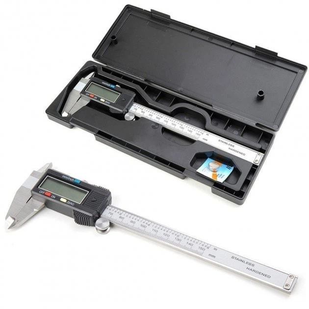 Штангенциркуль електронний Digital Caliper з LCD мікрометр в кейсі цифровий - изображение 4