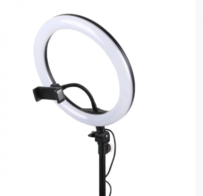 Кольцевая LED лампа USB 26cm для селфи RING LIGHT - Фото 1 Кольцевая LED лампа USB 26cm для селфи RING LIGHT - изображение 1