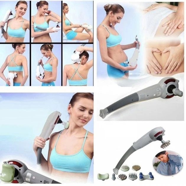 Ручной вибрационный массажер для тела Maxtop Magic Massager 8 насадок - изображение 7