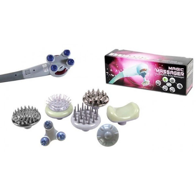 Массажер для всего тела 8 в 1 Maxtop Magic Massager для массажа мышц, суставов с инфракрасным излучением ручной - изображение 2