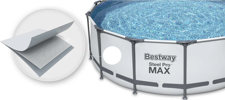 Basen stelażowy Bestway Steel Pro Max 457 x 107 cm 11 w 1 56488 (6942138929836) - obraz 5