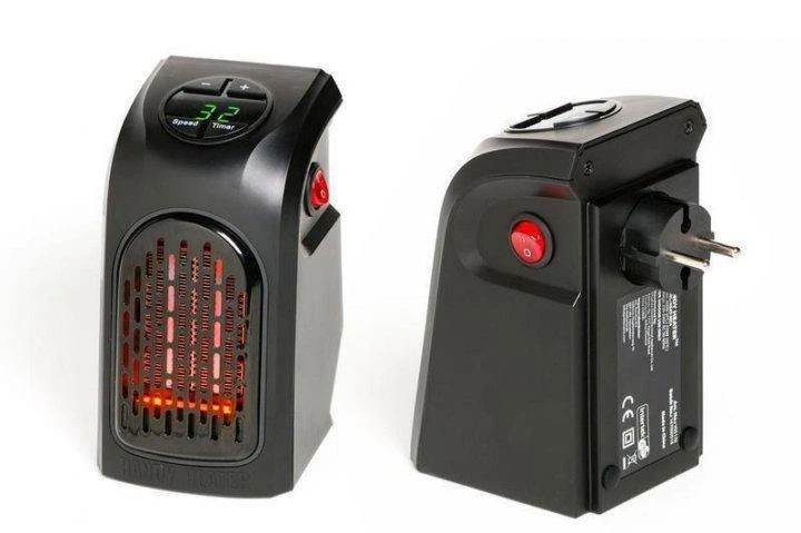 Портативный мини Обогреватель Rovus Handy Heater 400W Black с пультом дистанционного управления. - изображение 2