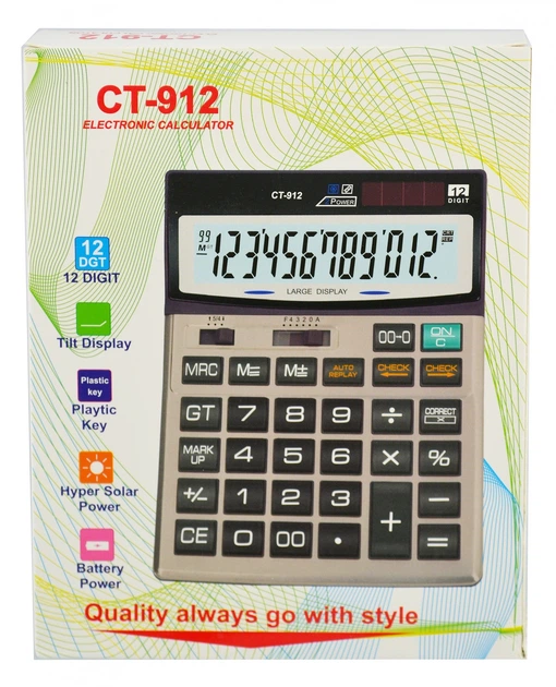 Калькулятор CITIZEN CT-912 - Фото 2 Калькулятор CITIZEN CT-912 - изображение 2