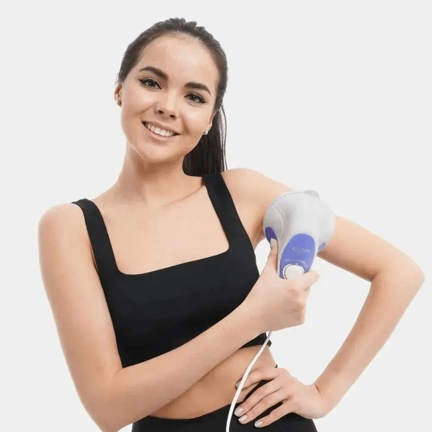 Массажер для тела Relax and Spin Tone Релакс-н-Тон 5 насадок Фиолетовый - изображение 2