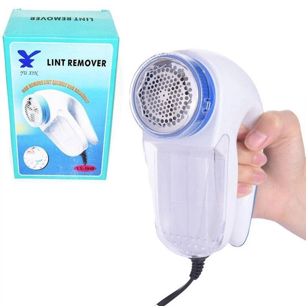 Машина для удаления катышек с одежды Lint Remover UKC YX-5880 от сети 220v белая - изображение 3
