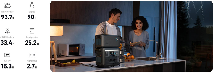 Dodatkowa bateria Anker Solix BP1000 do Solix C1000 / 1056 Wh / LiFePO4 (A1761111-85-20) - obraz 11