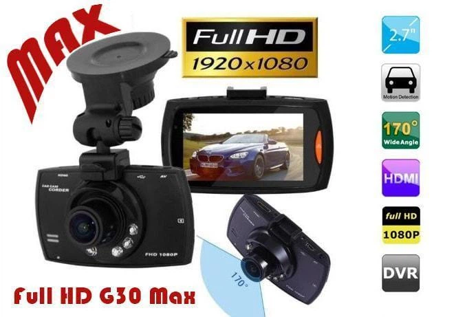 Автомобильный видеорегистратор DVR G30 видеорегистратор на присоске Черный - изображение 4