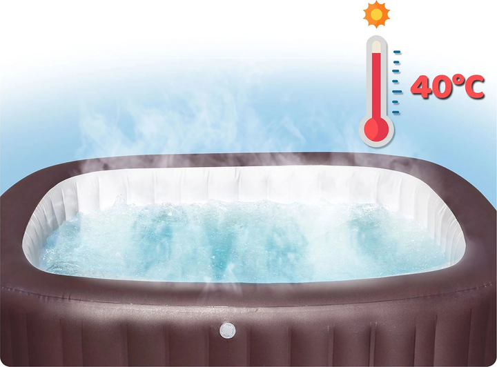 Jacuzzi dmuchane Bestway 201 x 151 x 80 cm 7-osobowe 6001U Lay-Z Maldives Pro (6941607370070) - obraz 8