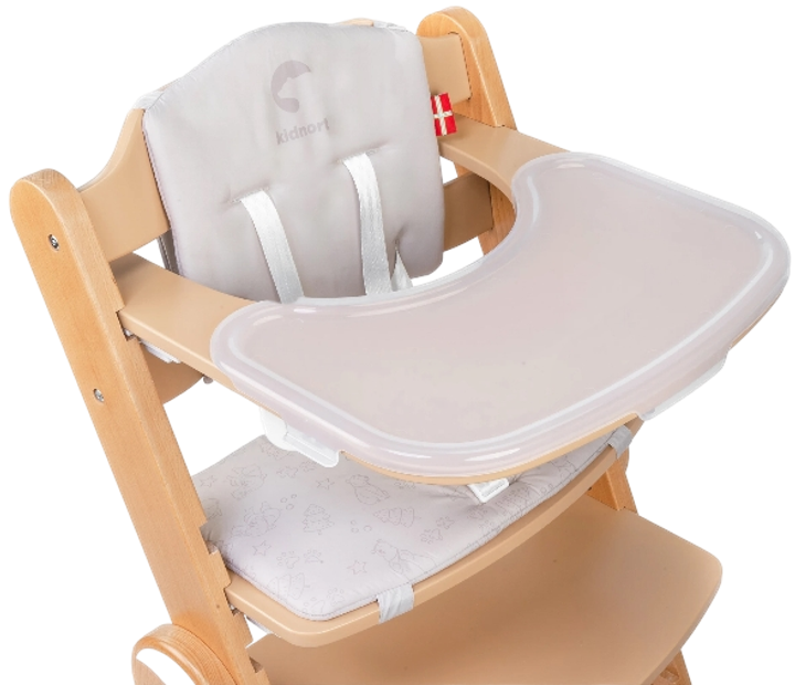 Стільчик для годування Kidnort Drömmer Unique коричневий (5902983636281) - зображення 2