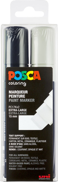 Набір маркерів Uni Posca 2 шт (3296280033273) - зображення 1