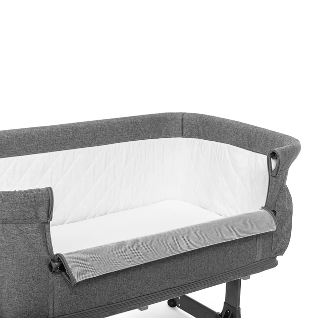 Дорожнє ліжечко Kidnort Snäckskal сіре (DD-100137) (5902983625599) - зображення 11