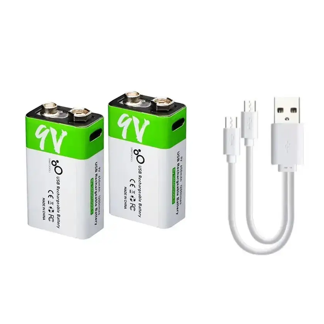 Крона акумулятор Smartoools Li-ion TYPE-C 650 мАг 9V - изображение 3