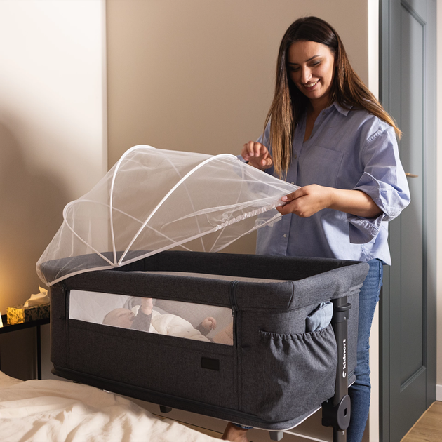 Дорожнє ліжечко Kidnort Snäckskal зелене (DD-100237) (5902983625605) - зображення 15
