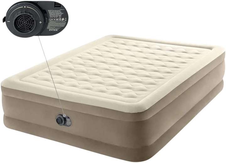 Materac dmuchany Intex 203 x 152 x 46 cm z wbudowaną pompką elektryczną 64428ND (6941057422985) - obraz 3