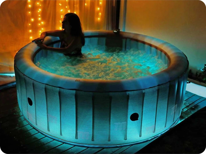 Надувне джакузі MSpa Starry 204 x 70 см 6-місне (6954521627526) - зображення 10