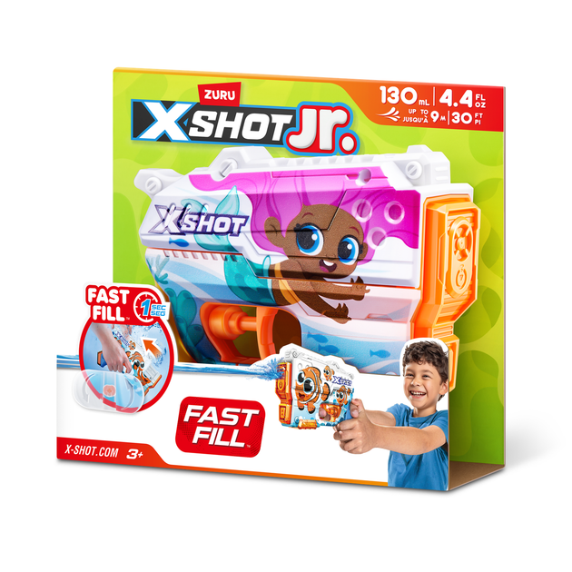 flux FL Jr. kids用 Бластер водяний Junior Zuru X-SHOT Fast Fill Русалонька 118143E
