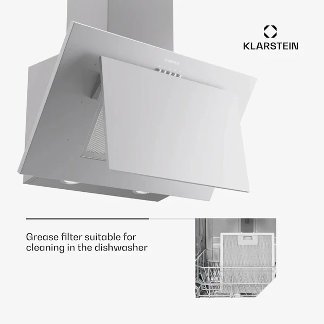 Вытяжка Klarstein Athena 60 Белый Б/У - изображение 5