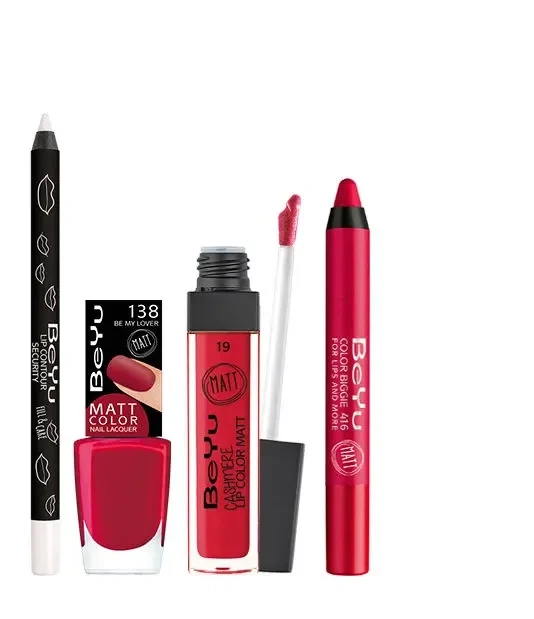 Блеск Для Губ Beyu Cashmere Lip Color Matt 19 Scarlet Red 6.5 Мл - Фото 1 Блеск Для Губ Beyu Cashmere Lip Color Matt 19 Scarlet Red 6.5 Мл - изображение 1
