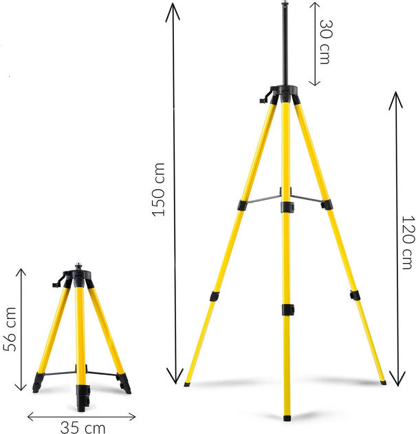 Laser krzyżowy Humberg HM-170 ze statywem (5903890629977) - obraz 11