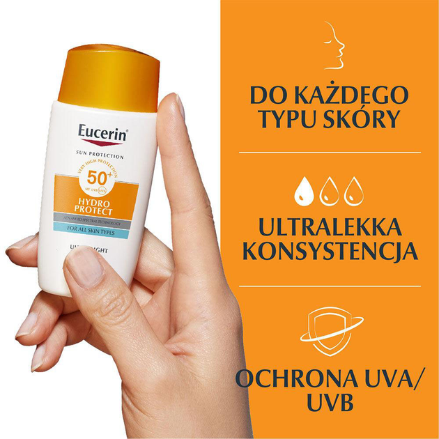 Fluid przeciwsłoneczny Eucerin Sun protection Medium SPF50+ 50 ml (4005800357404) - obraz 3