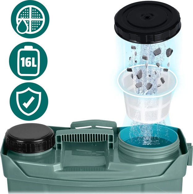 Обприскувач акумуляторний Plonos PL-602 Green (5903890626723) - зображення 6