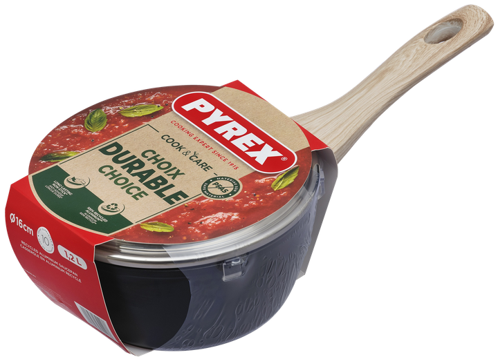 Ковш Cook&Care (1.2 л) 16 см Pyrex (kuh0016425) - изображение 3