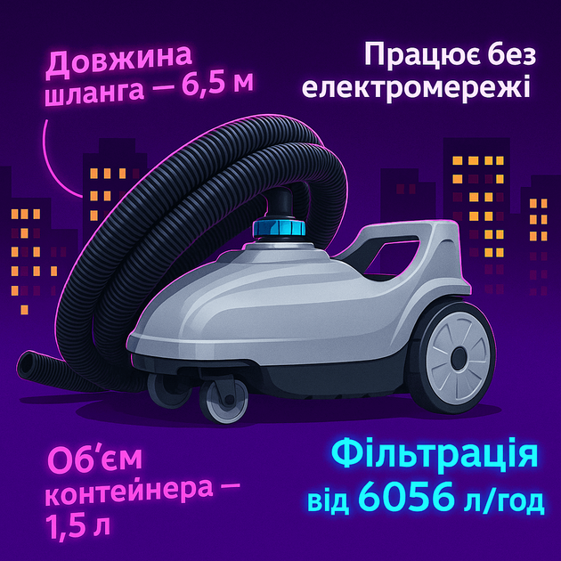 Робот-пылесос Intex ZX100 (28006) — для бассейна, подключение к насосу, от 6056 л/ч - изображение 2