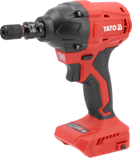 Klucz udarowy YATO bezszczotkowy 18 V Li-Ion, 1/2'', 850 Nm (bez akumulatora)(YT-827793) - obraz 2
