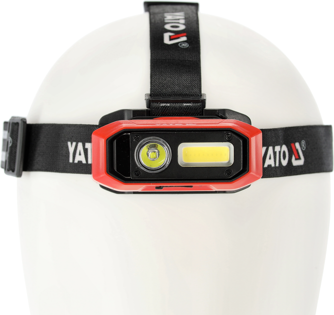 Latarka czołowa Yato 800 lm aku czujnik ruchu YT-08594 (5906083072628) - obraz 4
