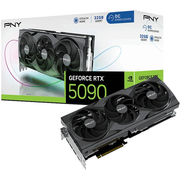 Відеокарта PNY GeForce RTX 5090 OC 32GB (VCG509032TFXPB1-O) EU