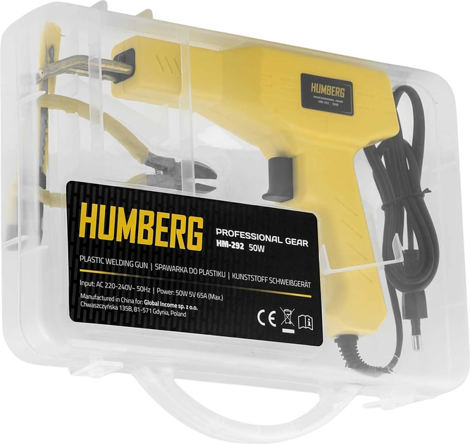 Spawarka do plastiku Humberg HM-292 50 W + 800 zszywek (5903890626877) - obraz 7
